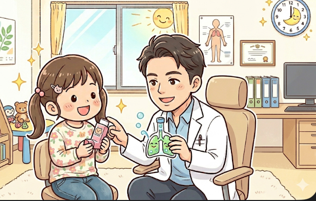 🌀小児喘息の吸入薬を怖がらないで。お子さんの肺の成長を守るために知っておいて欲しい事🌀のアイキャッチ画像