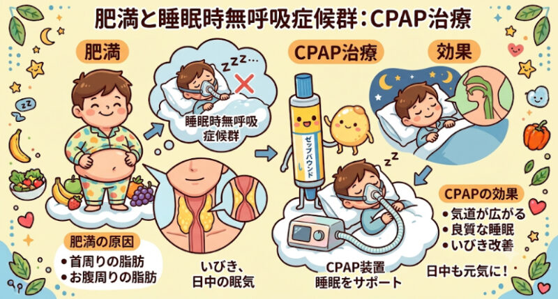 🫃睡眠時無呼吸症候群に新しい治療法『ゼップバウンド』が保険適応に：適応条件やCPAPとの違いを解説💤のアイキャッチ画像